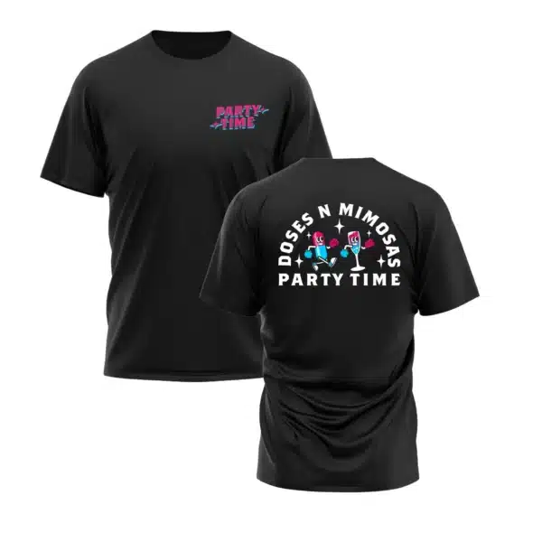 Party Time T-Shirt by Party Wolf Clothing