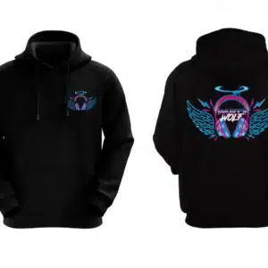 Headphones Hoodie by Party Wolf Clothing