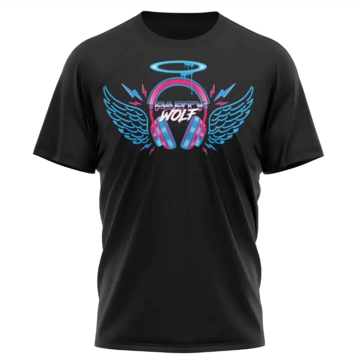 Headphones T-Shirt by Party Wolf Clothing